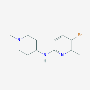 5-bromo-6-methyl-N-(1-methylpiperidin-4-yl)pyridin-2-amine