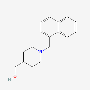 molecular formula C17H21NO B6631444 [1-(Naphthalen-1-ylmethyl)piperidin-4-yl]methanol 