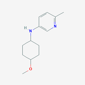molecular formula C13H20N2O B6631478 N-(4-methoxycyclohexyl)-6-methylpyridin-3-amine 
