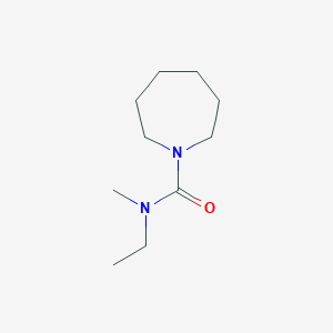 molecular formula C10H20N2O B6631508 N-ethyl-N-methylazepane-1-carboxamide 