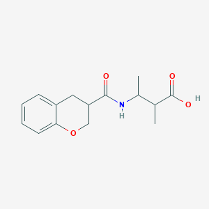 3-(3,4-dihydro-2H-chromene-3-carbonylamino)-2-methylbutanoic acid