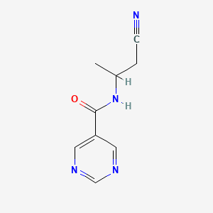 N-(1-cyanopropan-2-yl)pyrimidine-5-carboxamide