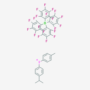 molecular formula C40H18BF20I B066320 (4-异丙基苯基)(对甲苯基)碘鎓四(全氟苯基)硼酸盐 CAS No. 178233-72-2