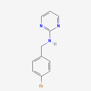 molecular formula C11H10BrN3 B6632512 4-Bromobenzyl(2-pyrimidinyl)amine 