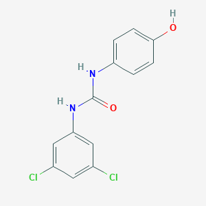 molecular formula C13H10Cl2N2O2 B6632547 1-(3,5-Dichlorophenyl)-3-(4-hydroxyphenyl)urea 