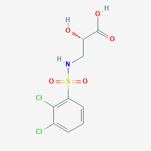 (2S)-3-[(2,3-dichlorophenyl)sulfonylamino]-2-hydroxypropanoic acid