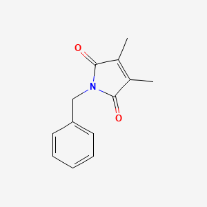 molecular formula C13H13NO2 B6632864 1-苄基-3,4-二甲基-1H-吡咯-2,5-二酮 