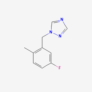 1-[(5-Fluoro-2-methylphenyl)methyl]-1,2,4-triazole