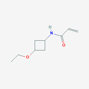 molecular formula C9H15NO2 B6633205 N-(3-ethoxycyclobutyl)prop-2-enamide 