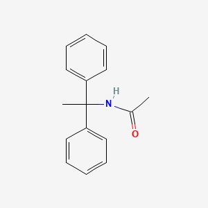 molecular formula C16H17NO B6633222 N-(1,1-diphenylethyl)acetamide 