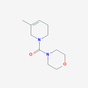 molecular formula C11H18N2O2 B6633470 (5-methyl-3,6-dihydro-2H-pyridin-1-yl)-morpholin-4-ylmethanone 