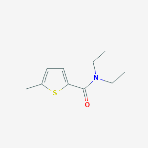 molecular formula C10H15NOS B6634720 N,N-diethyl-5-methylthiophene-2-carboxamide 
