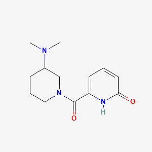 molecular formula C13H19N3O2 B6634727 6-[3-(dimethylamino)piperidine-1-carbonyl]-1H-pyridin-2-one 