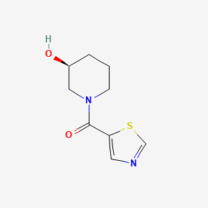 molecular formula C9H12N2O2S B6634839 [(3S)-3-hydroxypiperidin-1-yl]-(1,3-thiazol-5-yl)methanone 