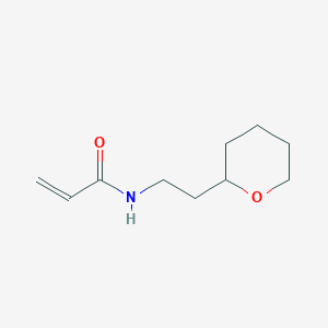 molecular formula C10H17NO2 B6635022 n-[2-(Oxan-2-yl)ethyl]prop-2-enamide 