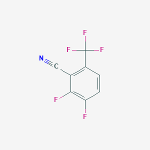 molecular formula C8H2F5N B066353 2,3-二氟-6-(三氟甲基)苯甲腈 CAS No. 186517-05-5