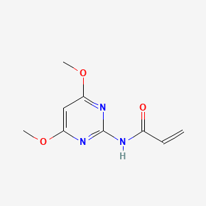 molecular formula C9H11N3O3 B6635355 N-(4,6-dimethoxypyrimidin-2-yl)prop-2-enamide 