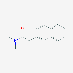 molecular formula C14H15NO B6635545 N,N-二甲基-2-(2-萘基)乙酰胺 