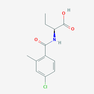 (2S)-2-[(4-chloro-2-methylbenzoyl)amino]butanoic acid