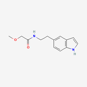 molecular formula C13H16N2O2 B6635911 N-[2-(1H-indol-5-yl)ethyl]-2-methoxyacetamide 