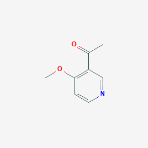 molecular formula C8H9NO2 B066362 1-(4-甲氧基吡啶-3-基)乙酮 CAS No. 191725-82-3