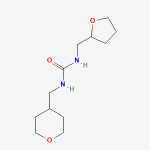 1-(Oxan-4-ylmethyl)-3-(oxolan-2-ylmethyl)urea