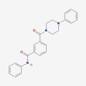 N-phenyl-3-(4-phenylpiperazine-1-carbonyl)benzamide