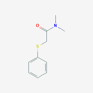 molecular formula C10H13NOS B6636690 2-(Phenylthio)-N,N-dimethylacetamide 