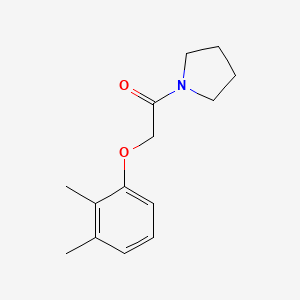 molecular formula C14H19NO2 B6636843 2-(2,3-Dimethylphenoxy)-1-(pyrrolidin-1-yl)ethanone 
