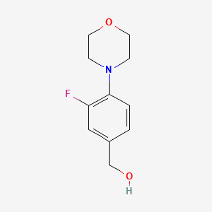 (3-Fluoro-4-morpholin-4-ylphenyl)methanol