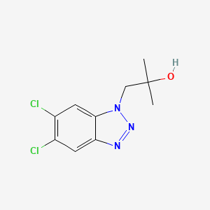 1-(5,6-Dichlorobenzotriazol-1-yl)-2-methylpropan-2-ol