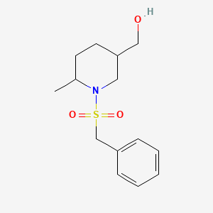 molecular formula C14H21NO3S B6637446 (1-Benzylsulfonyl-6-methylpiperidin-3-yl)methanol 