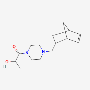 1-[4-(2-Bicyclo[2.2.1]hept-5-enylmethyl)piperazin-1-yl]-2-hydroxypropan-1-one