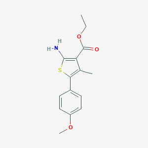Ethyl 2-amino-5-(4-methoxyphenyl)-4-methylthiophene-3-carboxylate