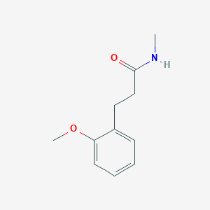 molecular formula C11H15NO2 B6638161 N-Methyl-2-methoxybenzenepropanamide 