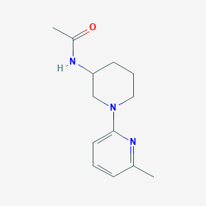 molecular formula C13H19N3O B6638219 N-[1-(6-methylpyridin-2-yl)piperidin-3-yl]acetamide 