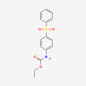 ethyl N-[4-(benzenesulfonyl)phenyl]carbamate