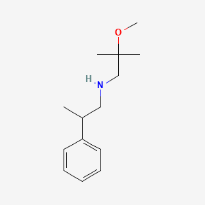 2-methoxy-2-methyl-N-(2-phenylpropyl)propan-1-amine