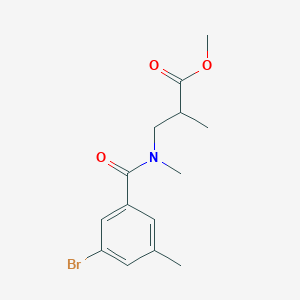 Methyl 3-[(3-bromo-5-methylbenzoyl)-methylamino]-2-methylpropanoate