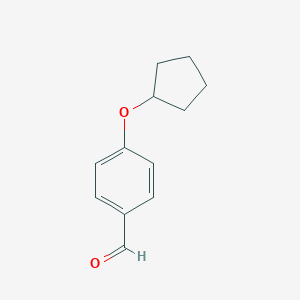 B066384 4-(Cyclopentyloxy)benzaldehyde CAS No. 164520-98-3