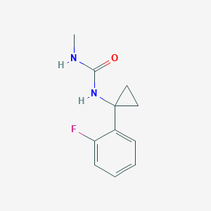 1-[1-(2-Fluorophenyl)cyclopropyl]-3-methylurea