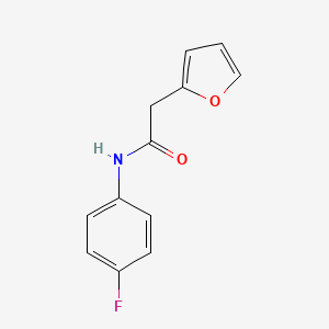 N-(4-fluorophenyl)-2-(furan-2-yl)acetamide