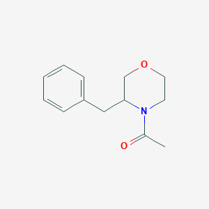 molecular formula C13H17NO2 B6639047 1-(3-Benzylmorpholin-4-yl)ethanone 