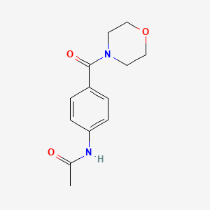 N-[4-(morpholin-4-ylcarbonyl)phenyl]acetamide