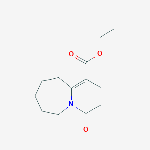 ethyl 4-oxo-7,8,9,10-tetrahydro-6H-pyrido[1,2-a]azepine-1-carboxylate