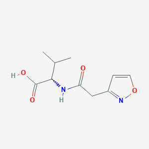 (2S)-3-methyl-2-[[2-(1,2-oxazol-3-yl)acetyl]amino]butanoic acid