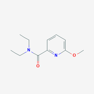 molecular formula C11H16N2O2 B6639279 N,N-diethyl-6-methoxypyridine-2-carboxamide 