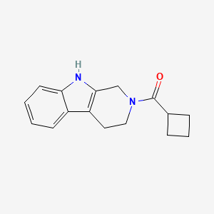 molecular formula C16H18N2O B6639336 Cyclobutyl(1,3,4,9-tetrahydropyrido[3,4-b]indol-2-yl)methanone 