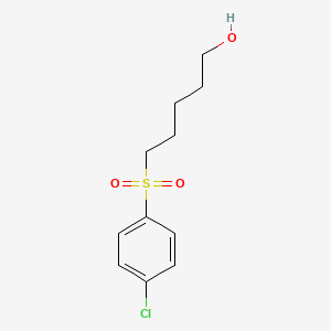 5-(4-Chlorophenyl)sulfonylpentan-1-ol