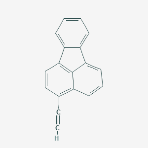 molecular formula C18H10 B066400 3-Ethynylfluoranthene CAS No. 173066-87-0